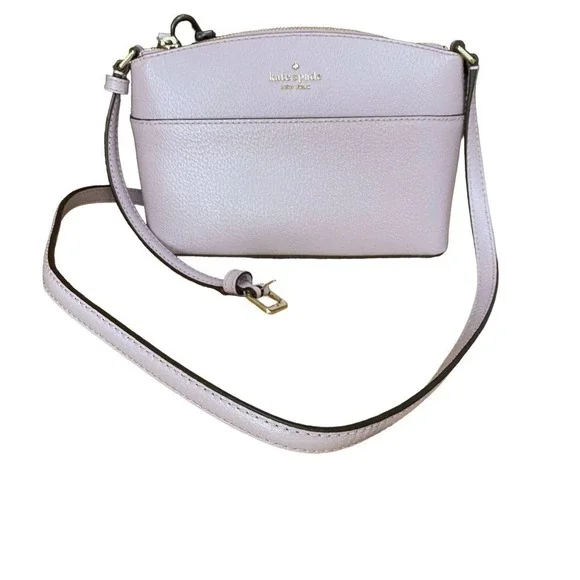 Kate Spade Lavender Mist Grove Street Millie Crossbody Purse Bag Leather - Picture 6 of 16